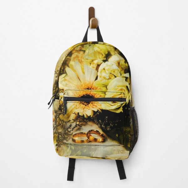 Bouquet of flowers for the bride Backpack
