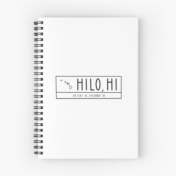 Artikelvorschau, Hilo Hawaii Koordinaten entworfen und verkauft von Emily Designs.