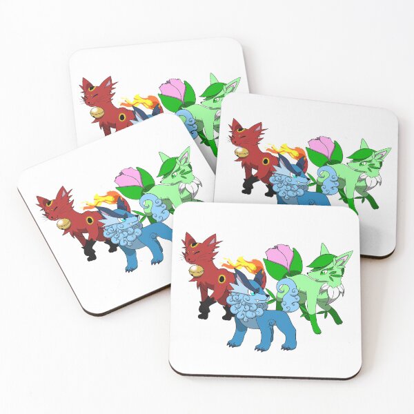 Item preview, Bakoneko, Okurinu & Kitsunari designed and sold by Snowwhitewolfos.