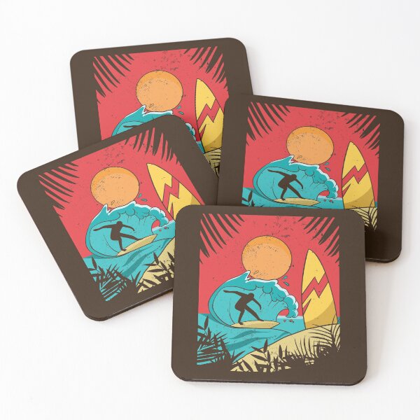 Item preview, Surfer Surfing the Big Waves designed and sold by CoolSilhouettes.