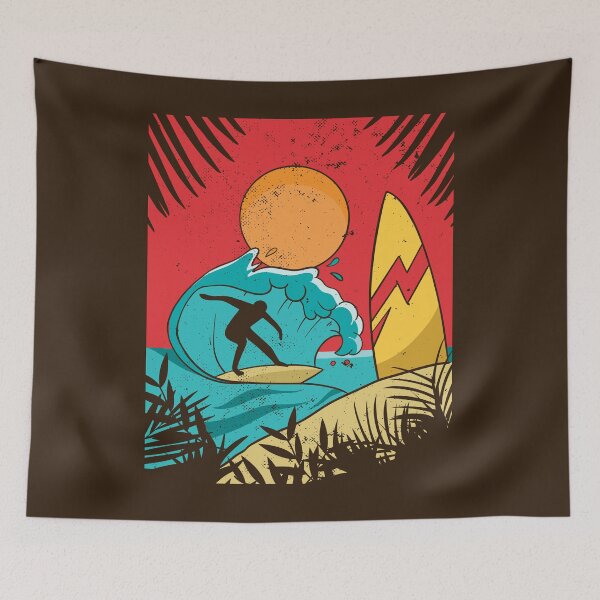 Item preview, Surfer Surfing the Big Waves designed and sold by CoolSilhouettes.
