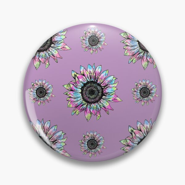 Item preview, Tie Dye Colorful Sunflowers Pattern - Purple designed and sold by MysticMagpie.