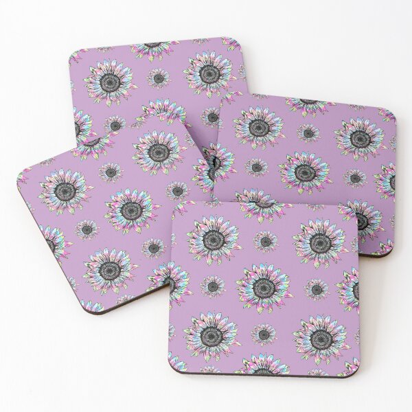 Item preview, Tie Dye Colorful Sunflowers Pattern - Purple designed and sold by MysticMagpie.