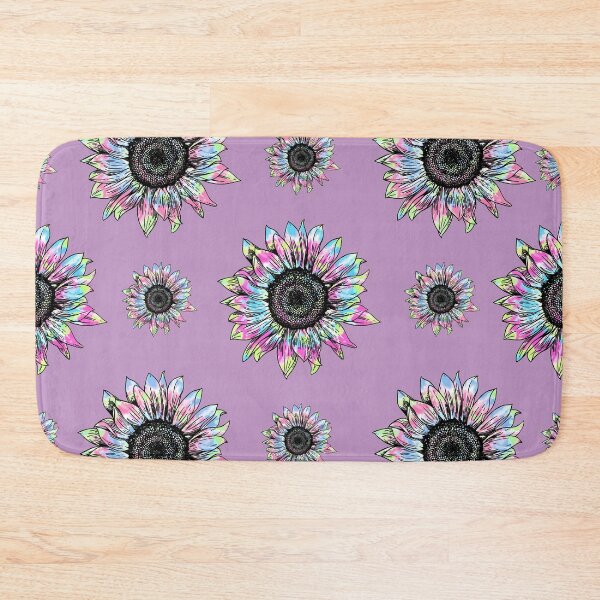 Item preview, Tie Dye Colorful Sunflowers Pattern - Purple designed and sold by MysticMagpie.