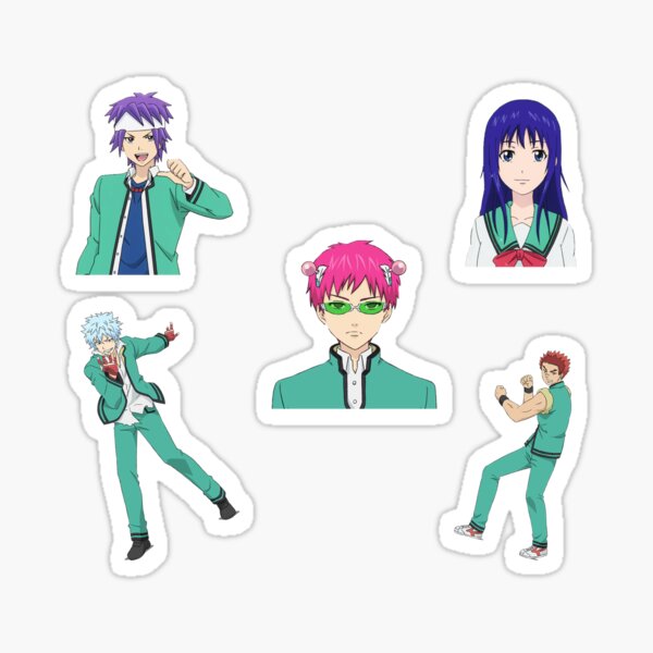 Pack étudiants Saiki K. Sticker