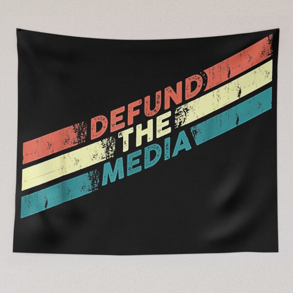 Item preview, Retro Vintage Defund The Media designed and sold by Mavesha.