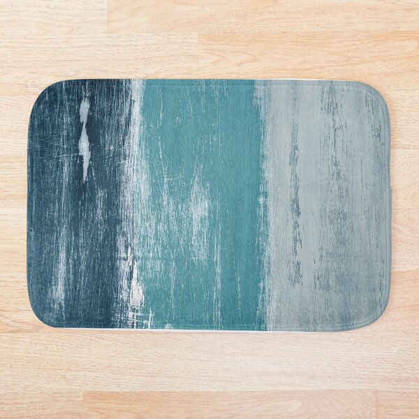 Reclaimed Wood (blue) Bath Mat