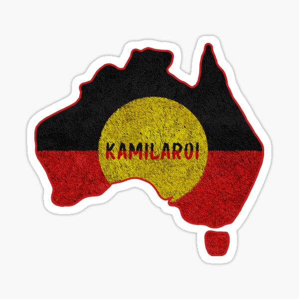 Aboriginal Map Kamilaroi Sticker