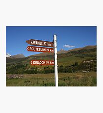 Paradise - New Zealand Photographic Print