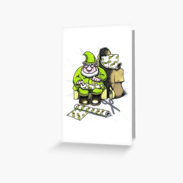 Christmas Elf Greeting Card