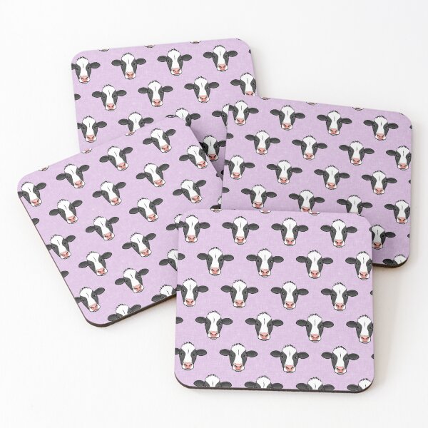 Item preview, Holstein-Friesian cows on purple designed and sold by littlearrow.