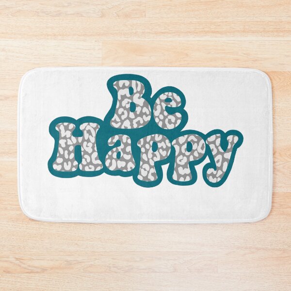 Item preview, Be Happy - Teal Leopard designed and sold by kasantoro.