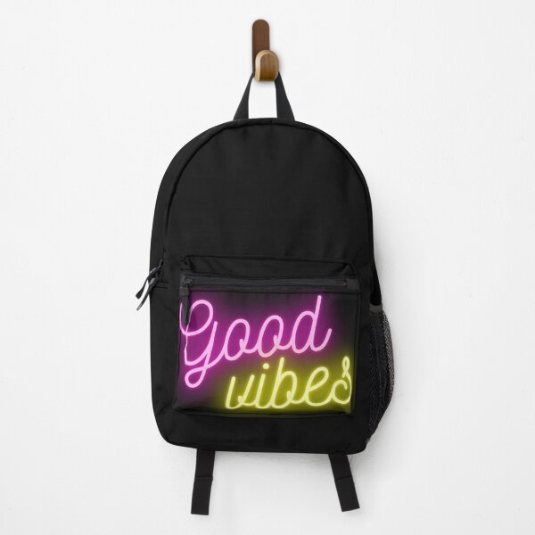 Item preview, Diseño GOOD VIBES ROSA, NEGRO Y AMARILLO impreso en mascarillas y prendas de calidad designed and sold by BOLDconcepts.