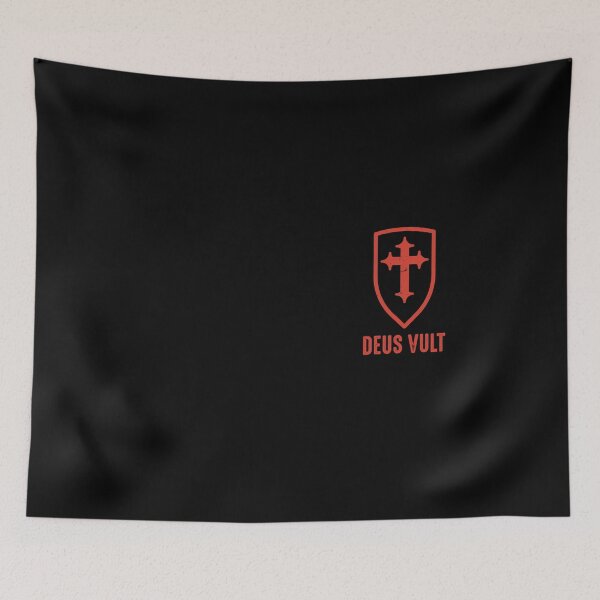 Item preview, Deus Vult Templar Cross Gods Will Templeknight Medieval Gift designed and sold by Simcom.