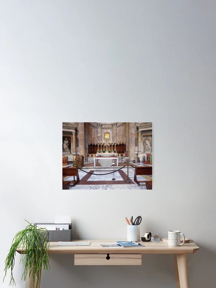 Thumbnail 2 of 3, Poster, Pantheon Interior.....................Rome designed and sold by Fara.