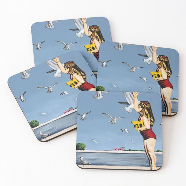 Item preview, Girl With Birds designed and sold by stuthepainter.