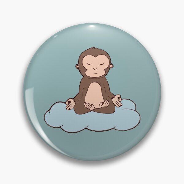 Item preview, Meditating Monkey designed and sold by Pickle-Lily.
