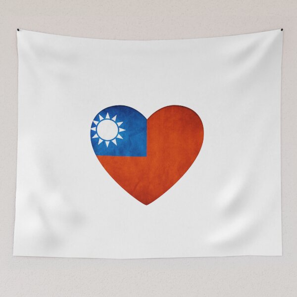 Item preview, I love Taiwan (Heart) designed and sold by Kaixiu-Art.