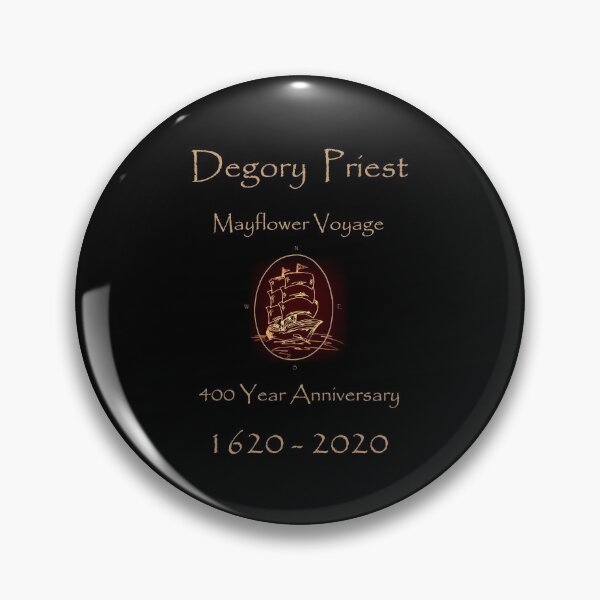Vista previa del artículo con la obra «Peregrino de Mayflower - Sacerdote degory», diseñado y vendido por NoteBTravel.