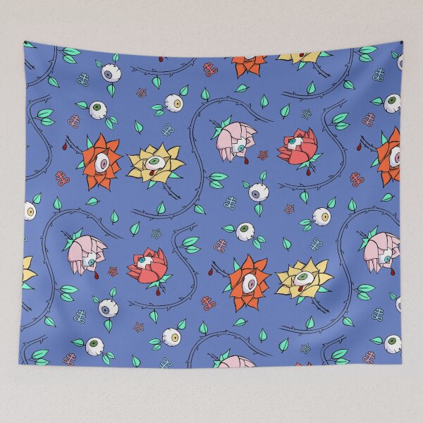Item preview, Roses with eyes - old school designed and sold by Alexey Ryazantsev.
