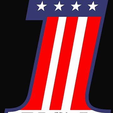 "USA Decal American Flag Number One 1 United States Sticker Harley