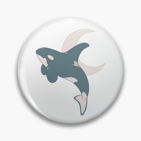 Item preview, Moon Orca: Dark Teal designed and sold by Nicole S..