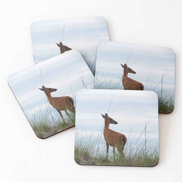 Item preview, Deer Checking Out The Beach designed and sold by Cynthia48.
