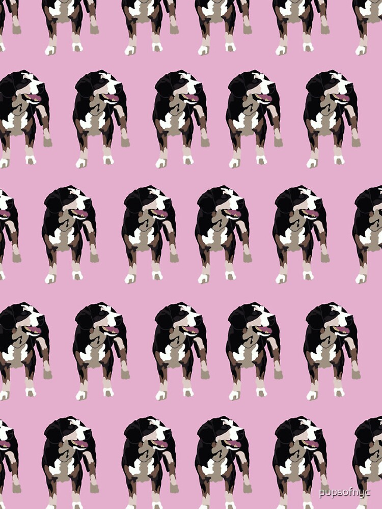 Thumbnail 5 of 5, iPhone Case, Baby Pink Pup Pattern designed and sold by pupsofnyc.