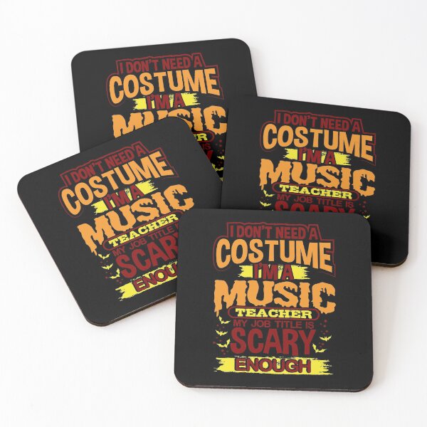 Item preview, I Don't Need A Costume I'm A Music Teacher My Job Title Is Scary Enough designed and sold by juniperdesign.