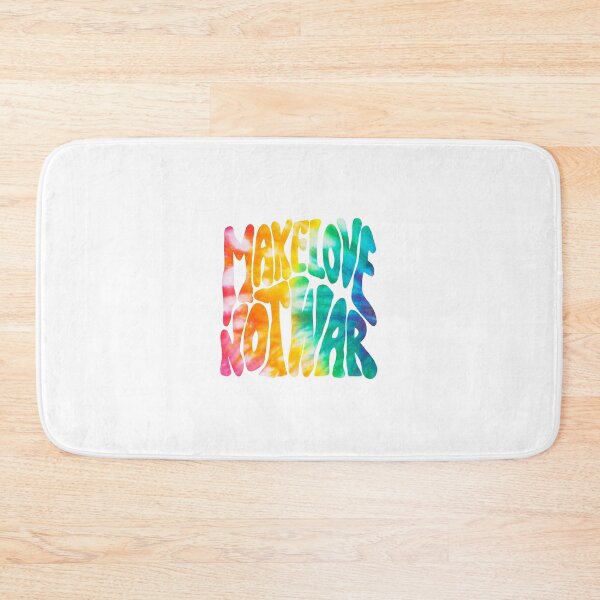Item preview, MAKE LOVE NOT WAR - RAINBOW TIE DYE designed and sold by Glossypop.