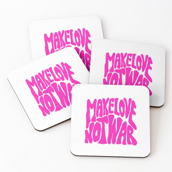 Item preview, MAKE LOVE NOT WAR - Y2K PINK designed and sold by Glossypop.