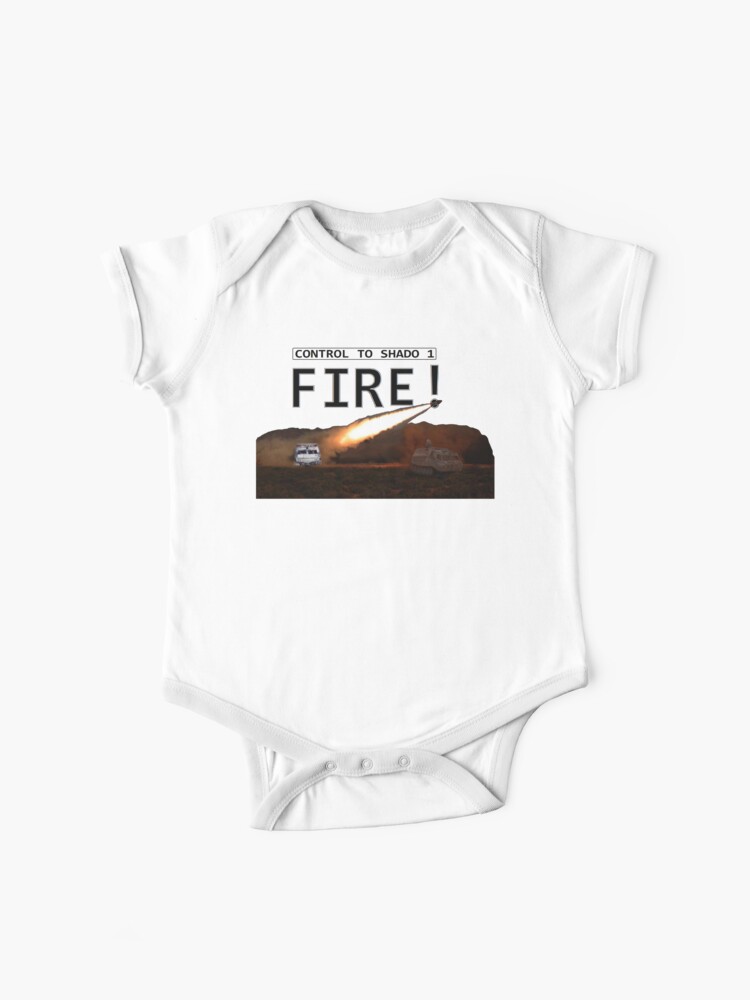 Shado Missile Baby One Piece By Radwulf Redbubble