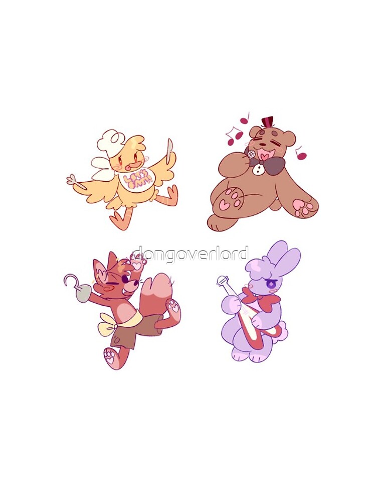 Funtime Chica Transparent Sticker for Sale by dongoverlord