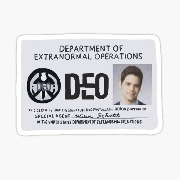 Badge de Winn Schott DEO Sticker Sticker