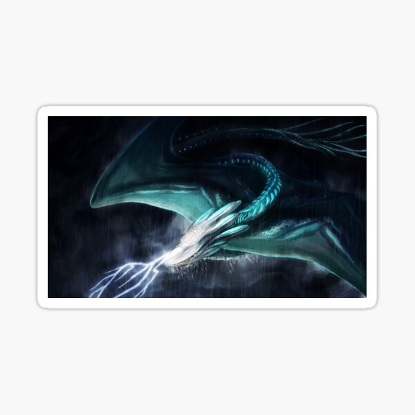 Storm Dragon Sticker