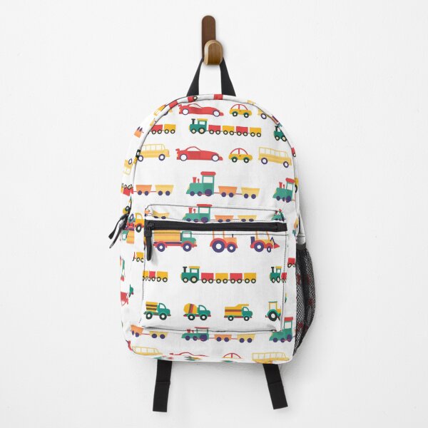 Item preview, Trains and Farm Trucks Kids Pattern designed and sold by GuyBlank.