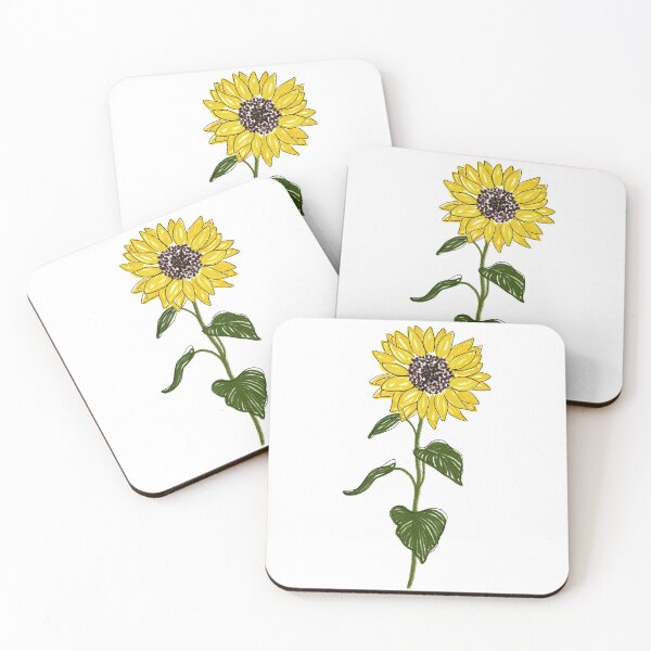 Item preview, Sunflower sketch designed and sold by PaintPsd.