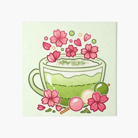 Artikel-Vorschau von Sakura Matcha Tee, designt und verkauft von heysoleilart.