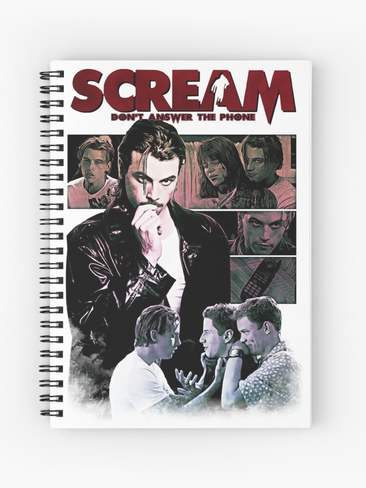 "Scream Retro Poster - Billy Loomis" Spiral Notebook For Sale By ...