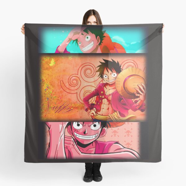 Luffy Scarves Redbubble - monkey d luffy one piece straw hat flag roblox