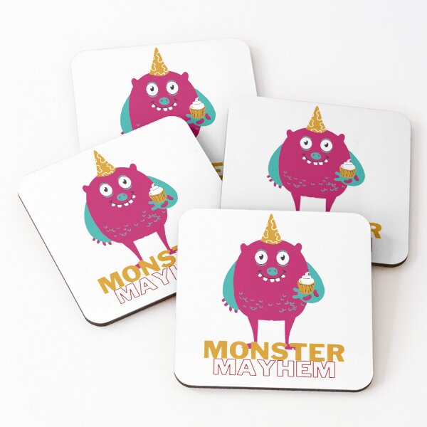Item preview, Purple Happy animated monster - Monster mayhem designed and sold by priyankajustine.