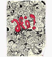 Food Doodles Poster