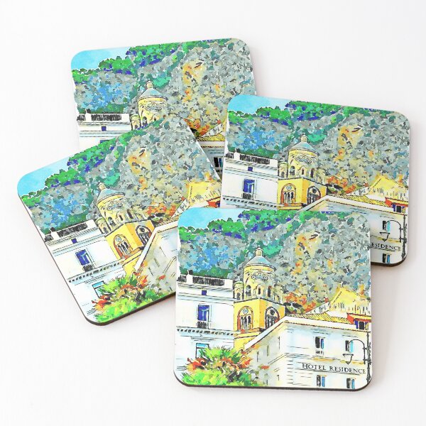 Item preview, Building and yellow bell tower with rock designed and sold by Giuseppe Cocco.