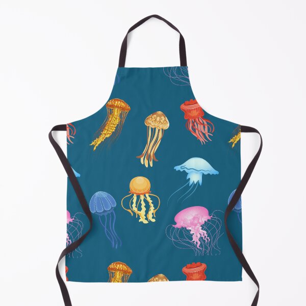 Item preview, Cartoon Ocean jellyfish sea life pattern designed and sold by OneTimeEngineer.