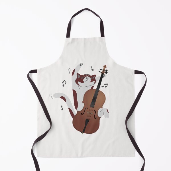 Item preview, Cat playing the cello designed and sold by To-the-T.