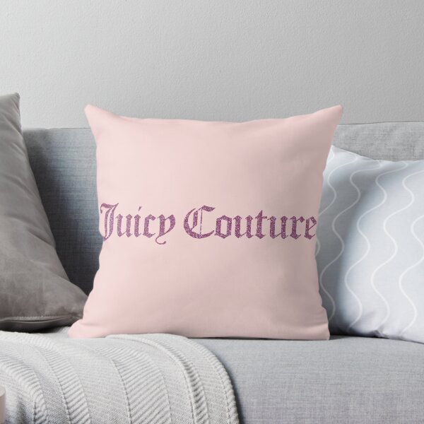 Juicy Couture paillettes roses Coussin
