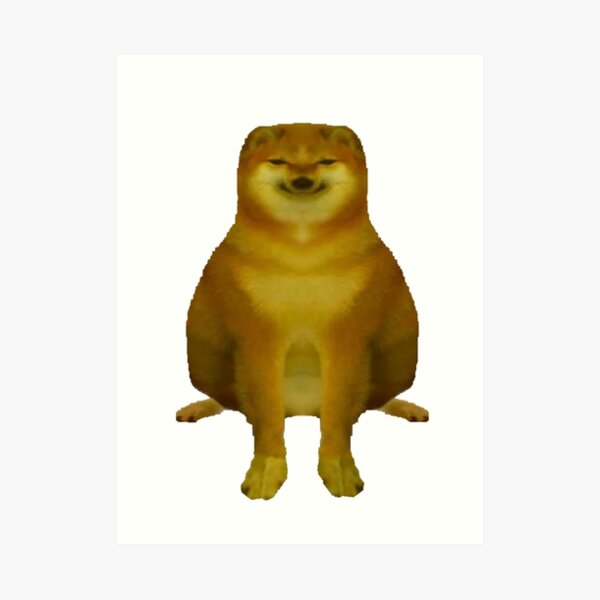 Funny Doge Wall Art Redbubble - le roblox gear has arrived dogelore