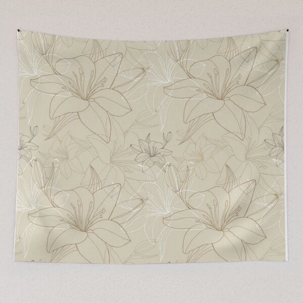 Item preview, Beige Lilly designed and sold by Lisa Johnson.