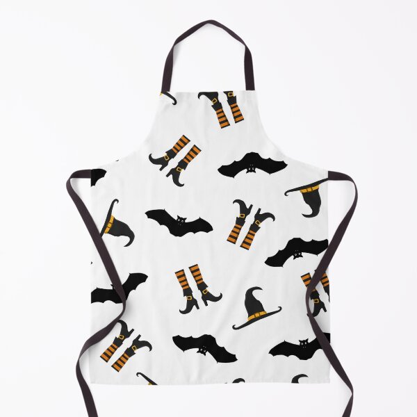 Item preview, Halloween pattern design with bats, witch's hat and witch's boots designed and sold by GulArt.