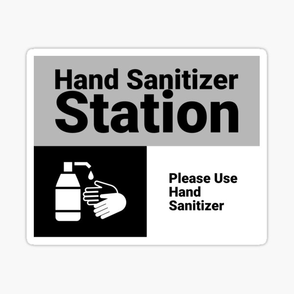 Item preview, Hand Sanitizer Station - Please Use Hand Sanitizer - Sign designed and sold by SocialShop.